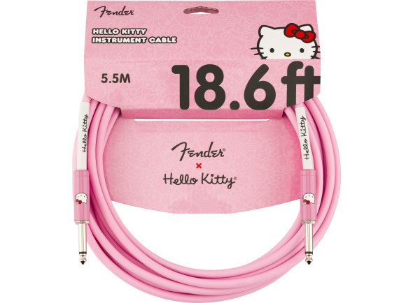 Fender x Hello Kitty® Pink Original Cable 5.5m Fender x Hello Kitty® Pink Original Cable 5.5m